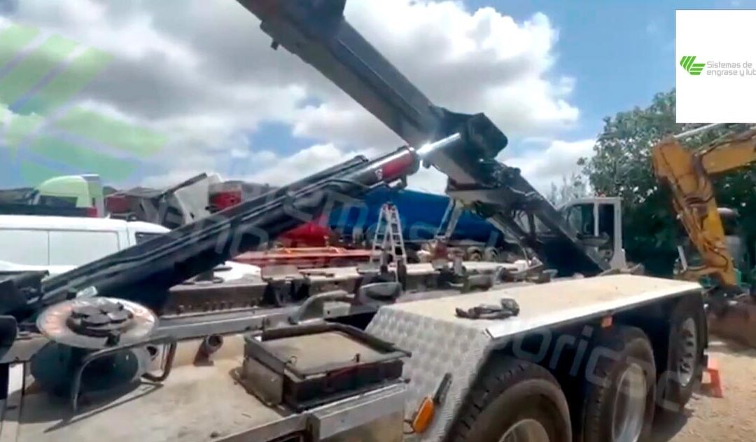 ENGRASE AUTOMATICO RAASM EN CARRETILLA ELEVADORA